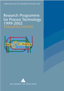 PUBLICATIONS OF THE ACADEMY OF FINLAND[removed]Research Programme for Process Technology[removed]EVALUATION REPORT