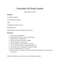 Microsoft Word - SD-Chocolate Cat Poop Cookies