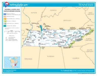 nationalatlas.gov Where We Are TENNESSEE  TM