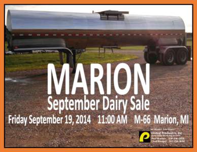 Sale Managers & Auctioneers  United Producers, Inc Dairy Cattle Marketing Services  Paul Warner[removed]