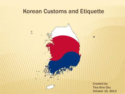 Korean Customs and Etiquette Handbook