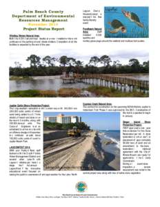 Palm Beach County Department of Environmental Resources Management November 2014 Project Status Report Winding Waters Natural Area:
