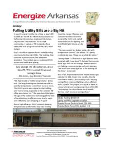 In Guy:  Falling Utility Bills are a Big Hit It wasn’t unusual for the city of Guy to pay $600 to $800 per month for electricity to operate city hall during the summer, explained Rita James,