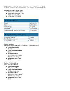 Gainesville State College / Georgia Gwinnett College / Gwinnett County /  Georgia / Brenau University / Education in Georgia / Hall County /  Georgia / Geography of Georgia / Georgia / Atlanta metropolitan area