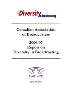 01 CAB Diversity in Broadcasting Report - April 28-06