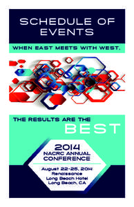 Schedule of Events When East Meets With West, the Results are the