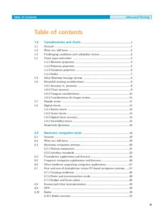 Table of Contents  Advanced Piloting Table of contents 1.0