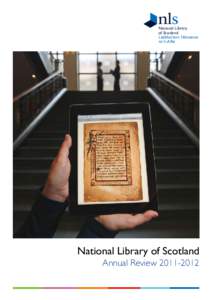 National Library of Scotland Leabharlann Nàiseanta na h-Alba  National Library of Scotland