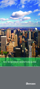 New York City Bioscience Incentives Guide