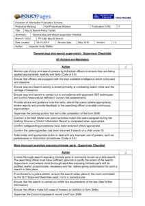 Freedom of Information Publication Scheme Protective Marking: Title: Publication (Y/N):