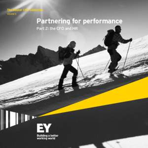 The Master CFO Collection Volume 6 Partnering for performance Part 2: the CFO and HR