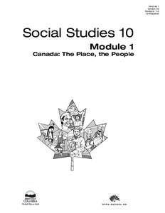 Module 1 Version 04 Sections 1–[removed]Social Studies 10