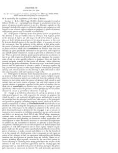 CHAPTER 50 HOUSE BILL No[removed]AN ACT concerning powers of attorney; amending K.S.A[removed]Supp[removed], 58-655, [removed]and[removed]and repealing the existing sections.  Be it enacted by the Legislature of the State of Kan