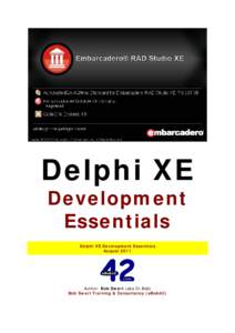 Delphi XE Development Essentials