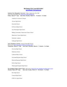 Winnacunnet High School / ConVal Regional High School / Winnisquam Regional High School / Exeter High School / Plymouth Regional High School / Past NHIAA Football Divisional Alignments / NHIAA Football / New Hampshire / Alvirne High School / Hudson /  New Hampshire