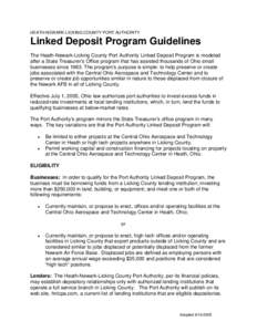 Microsoft Word - linked deposit program guidelines 0605.doc