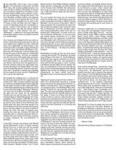 t was April 2002, more or less. I was a comedy writer on TV shows like “In Living Color” and “Mad TV,” along with assorted oddball projects to my credit, and was a member of The Stump, an internet chat room/forum