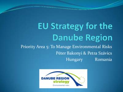 Water / Danube / International Commission for the Protection of the Danube River / River Basin Management Plans / Flood / Vienna / Meteorology / Atmospheric sciences / Geography of Europe