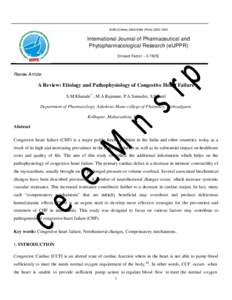 ISSN (Online[removed]Print[removed]International Journal of Pharmaceutical and Phytopharmacological Research (eIJPPR) [Impact Factor – 0.7826]