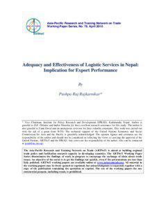 International relations / Trade facilitation and development / Trade facilitation / Freight forwarder / Nepal / Export / Kathmandu / Logistics / Jute / International trade / Business / Asia