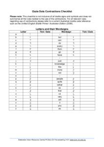 Disability / Latin alphabet / Augmentative and alternative communication / Braille / Digital typography / Ellipsis / Action / Dotted note / Grade 2 braille / Assistive technology / Blindness / Accessibility