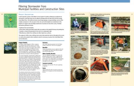 Filtering Stormwater from Municipal Facilities and Construction Sites Bellefontaine Sidney