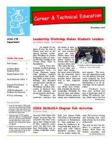 December 2013 CTE Newsletter.pub