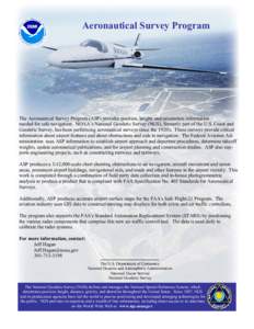 The National Geodetic Survey Aeronautical Survey Program