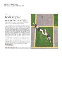 SORTIR n° 13 avril 2015 Une femme au soleil de Perrine Valli 