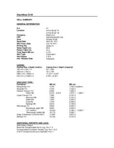 Oilfield terminology / Oil wells / Drilling rig / Palynology / Casing / Water well / Petroleum / Petroleum production / Technology