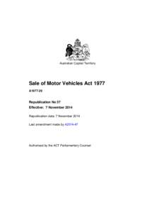 Licensing / Ontario Motor Vehicle Industry Council
