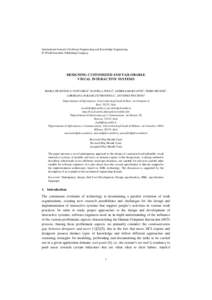 Humancomputer interaction / Human communication / Interpersonal communication / Computing / End-user development / Adaptation / Usability / Software / User interface / Participatory design / User interface design / User experience design