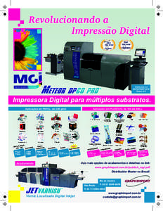 Revolucionando a Impressao Digital Visite-nos na EXPOPRINT 2010 Stand A11
