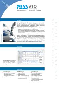 individualität von der stange  Informationsstand: [removed] © Der Agent Desktop PASS VTO ermöglicht Reiseagenturen und Travel Management Companies (TMC) weltweit den Zugriff auf Buchungsfunktionen für Flüge, Hotels un