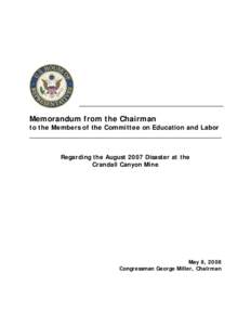 Dick Stickler / Coal mine bump / Retreat mining / Coal mining / UtahAmerican Energy / Mining engineering / Mining / Crandall Canyon Mine / Mine Safety and Health Administration