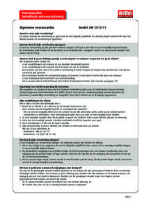 autoweek-VW-TripleA_Opmaak:01 Pagina 1  Voorwaarden AutoWeek autoverzekering Algemene voorwaarden