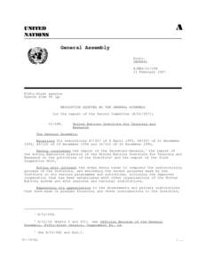 A  UNITED NATIONS  General Assembly