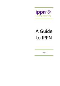 A Guide to IPPN 2014 Table of Contents 1