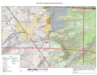 Platte River Contiguous Wilderness Study Area  Platte River Contiguous WS- BLM Platte River Wilderness Area- USFS