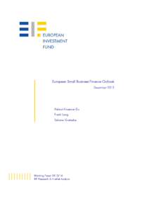 Development / UEAPME / Microfinance / European Investment Fund / European sovereign debt crisis / Private equity / Euro / SME finance / Economics / Financial economics / Business