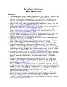 Carcinogenesis / Melanoma / Skin cancer / Epidemiology of cancer / Cancer / Skin Cancer Foundation / Health effects of sun exposure / Medicine / Oncology / Health