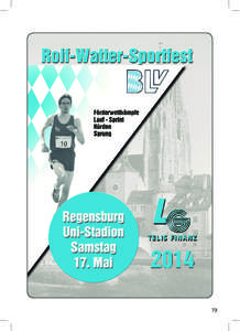 73  17. Mai Rolf-Watter-Sportfest 2014 mit BLV Förderwettkämpfen Lauf, Sprint, Sprung