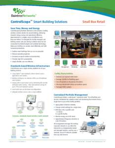 ®  ControlScope™ Smart Building Solutions Small Box Retail