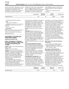 [removed]Federal Register / Vol. 76, No[removed]Wednesday, July 6, [removed]Notices second consecutive ‘‘Below 60’’ score of the property from the HUD Real Estate