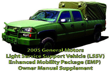 2005 LSSV Owner Manual Supplement Seats and Restraint System ............................. 1-1 Troop Seats .............................................. 1-2 Safety Belts .............................................. 1