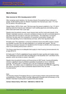 HIFG Media Release April 2012 Update