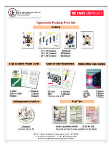 Center Materials Price List (Page 1)