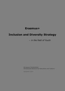 Erasmus+ - Inclusion and Diversity Strategy in the field of Youth