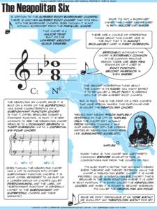 music theory for musicians and normal people by toby w. rush  The Neapolitan Six in addition to the altered root borrowed chords, there is another altered root chord that fits well