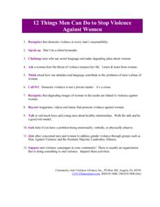 Microsoft Word - 12 Things Men Can Do to Stop VAW.doc